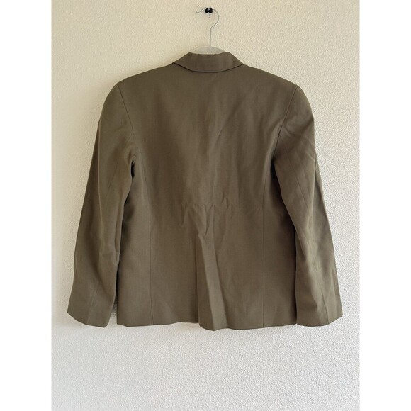 Vintage J. Crew 100% Wool Schoolboy Blazer Green 4 - Picture 2 of 8